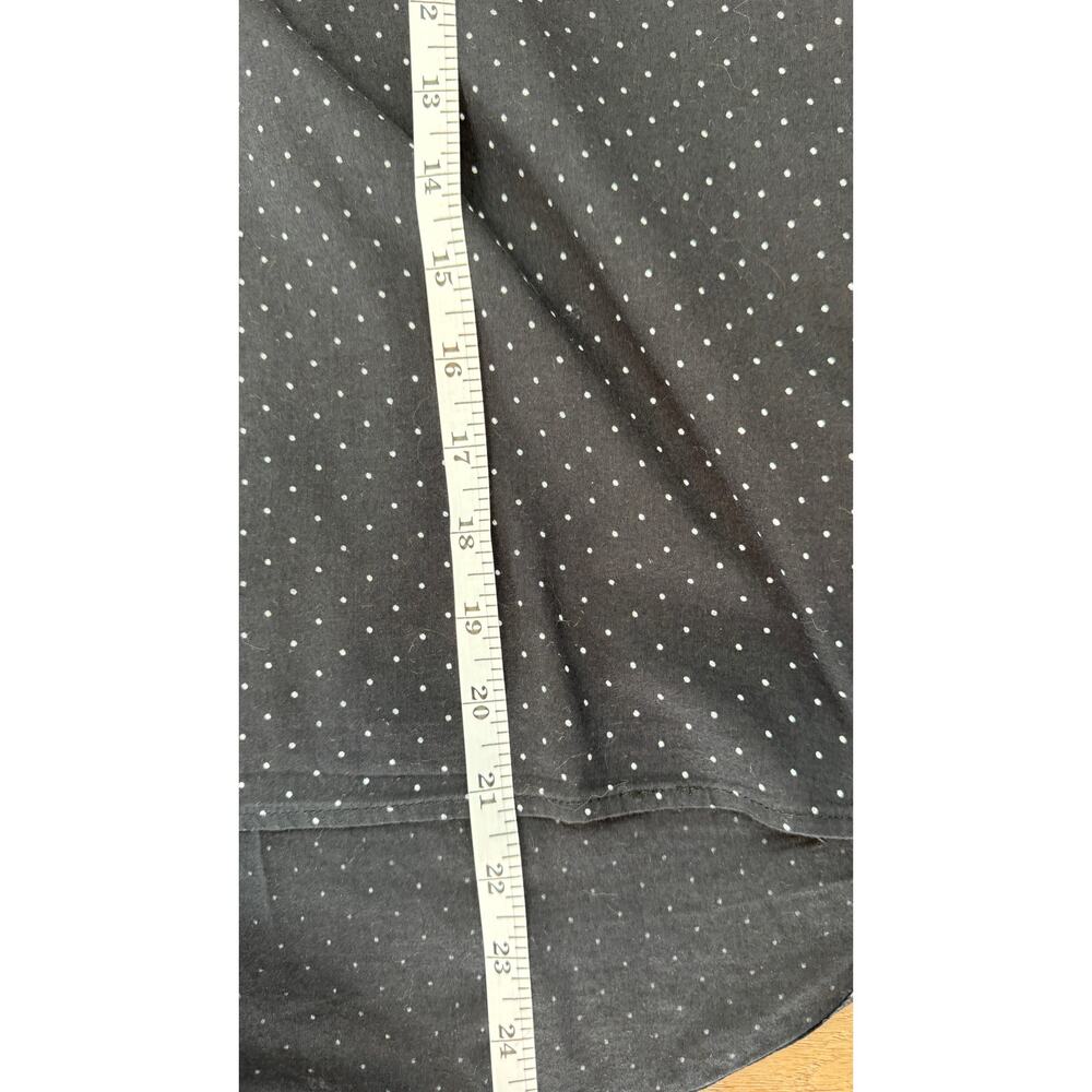 The Great Mini Polka Dot Pajama Set Black Top Cropped Pants Size 1 (Small) - Picture 8 of 12